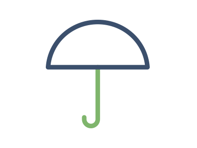 umbrella icon representing insurance companies