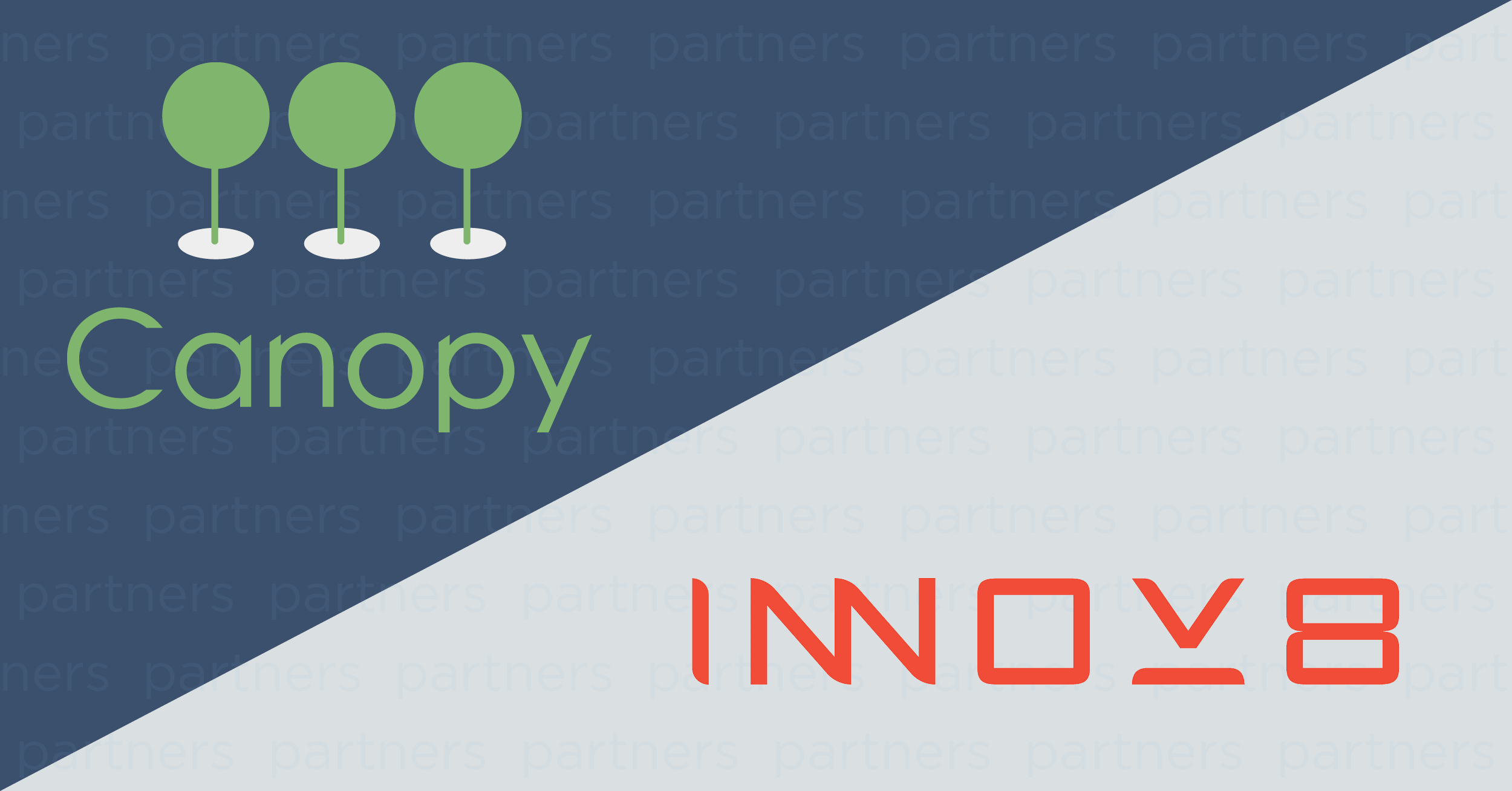 Canopy and INNOV-8 logos on a partner background