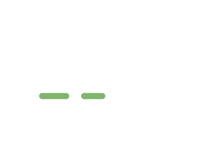 white and green credit card icon representing finance sector