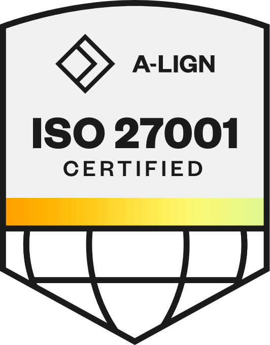 ISO 27001 Certified by A-LIGN Logo